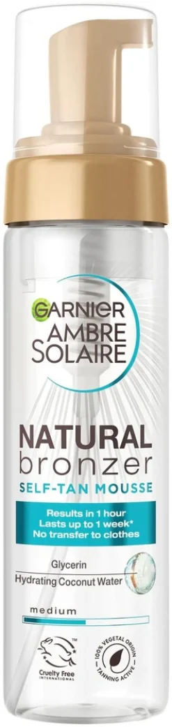 Garnier Ambre Solaire Natural Bronzer itseruskettava normaalille iholle 200 ml