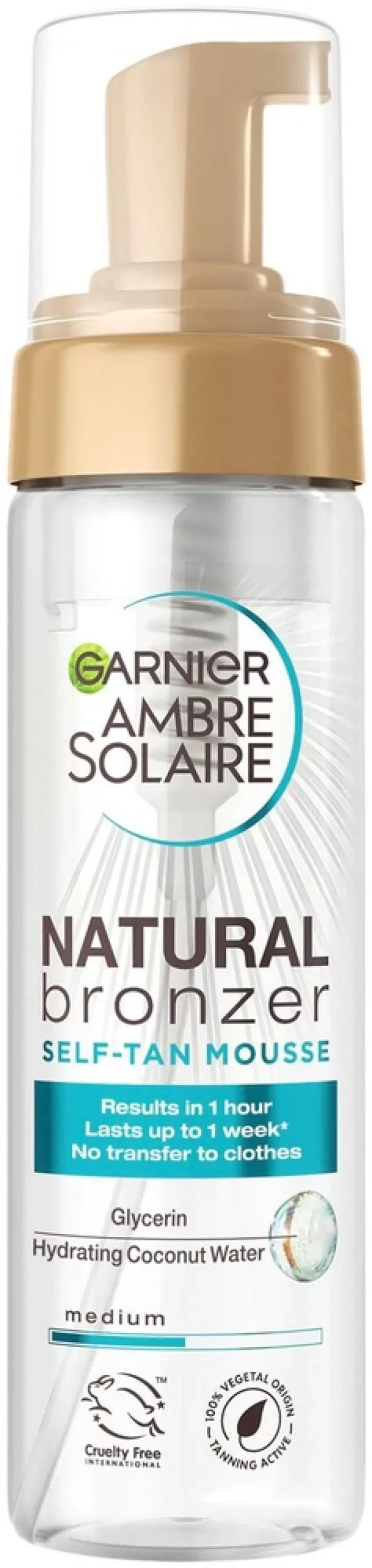 Garnier Ambre Solaire Natural Bronzer itseruskettava normaalille iholle 200 ml