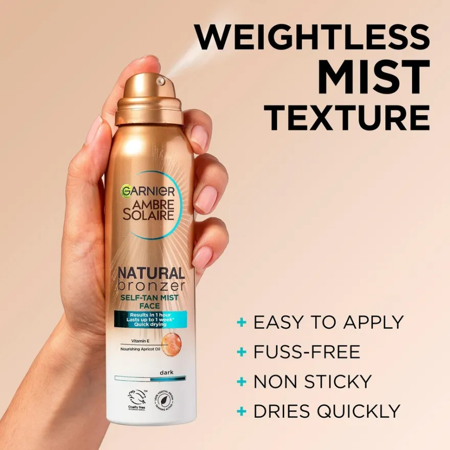 Garnier Ambre Solaire Natural Bronzer itseruskettava normaalille iholle 75 ml