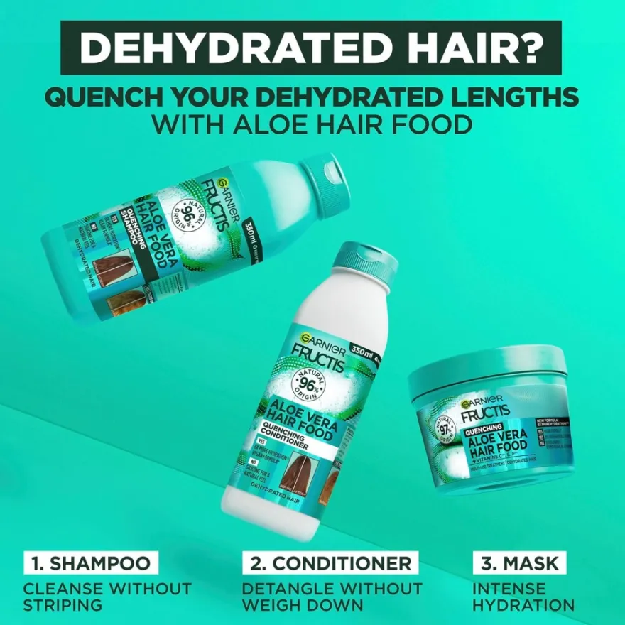 Garnier Fructis Hair Food Aloe Vera hiusnaamio normaaleille hiuksille 400 ml