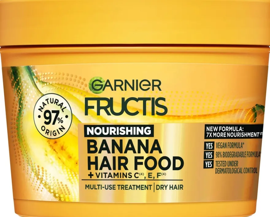 Garnier Fructis Hair Food Banana hiusnaamio kuiville hiuksille 400 ml
