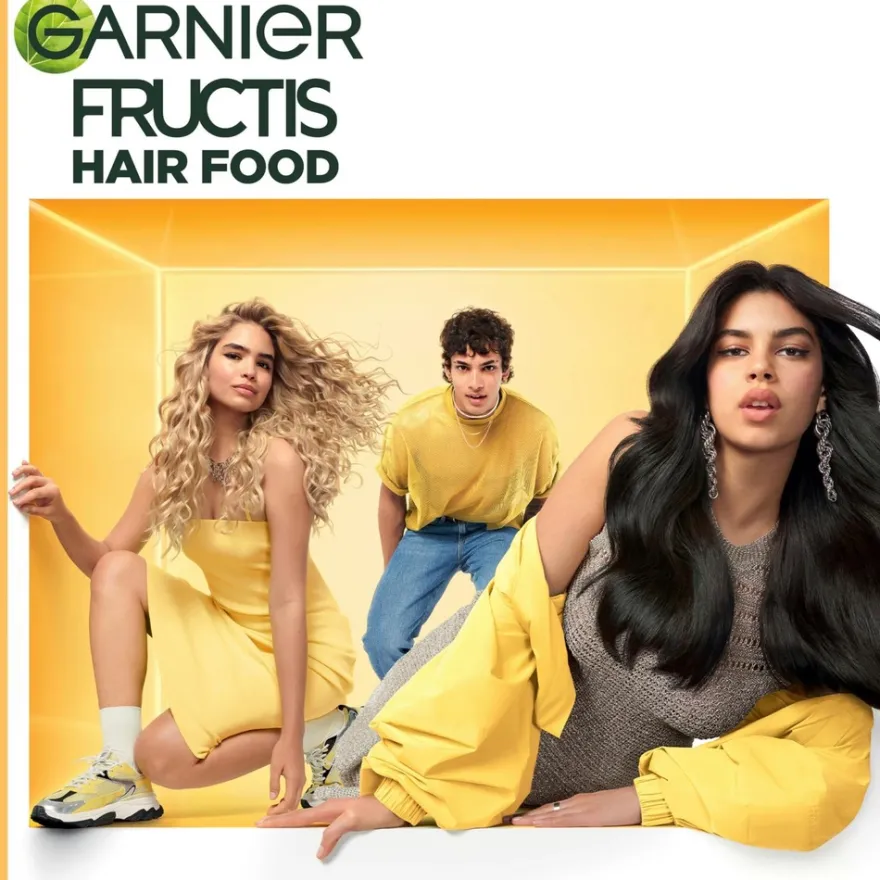 Garnier Fructis Hair Food Banana shampoo kuiville hiuksille 350ml