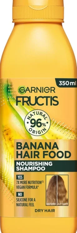 Garnier Fructis Hair Food Banana shampoo kuiville hiuksille 350ml