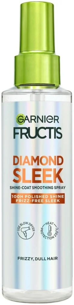 Garnier Fructis Keratin Sleek Diamond Sleek hiuksiin jätettävä hoitosuihke 150 ml