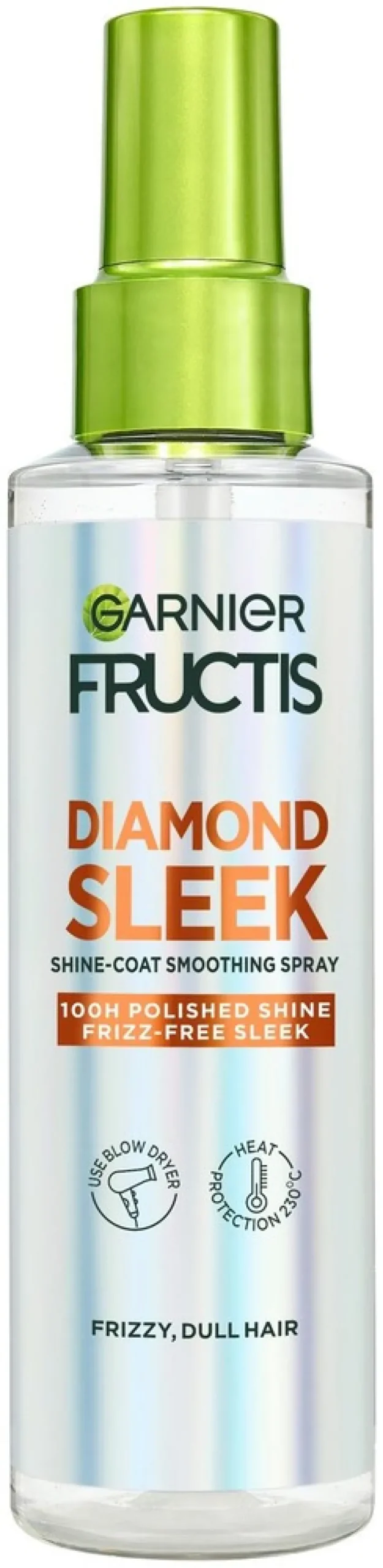 Garnier Fructis Keratin Sleek Diamond Sleek hiuksiin jätettävä hoitosuihke 150 ml