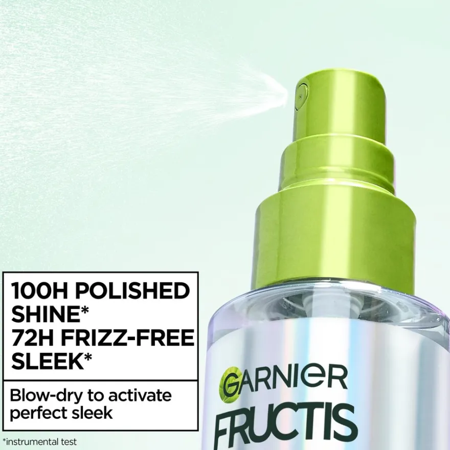Garnier Fructis Keratin Sleek Diamond Sleek hiuksiin jätettävä hoitosuihke 150 ml