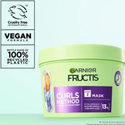 Garnier Fructis Method for Curls hiusnaamio kihartuville hiuksille 370ml