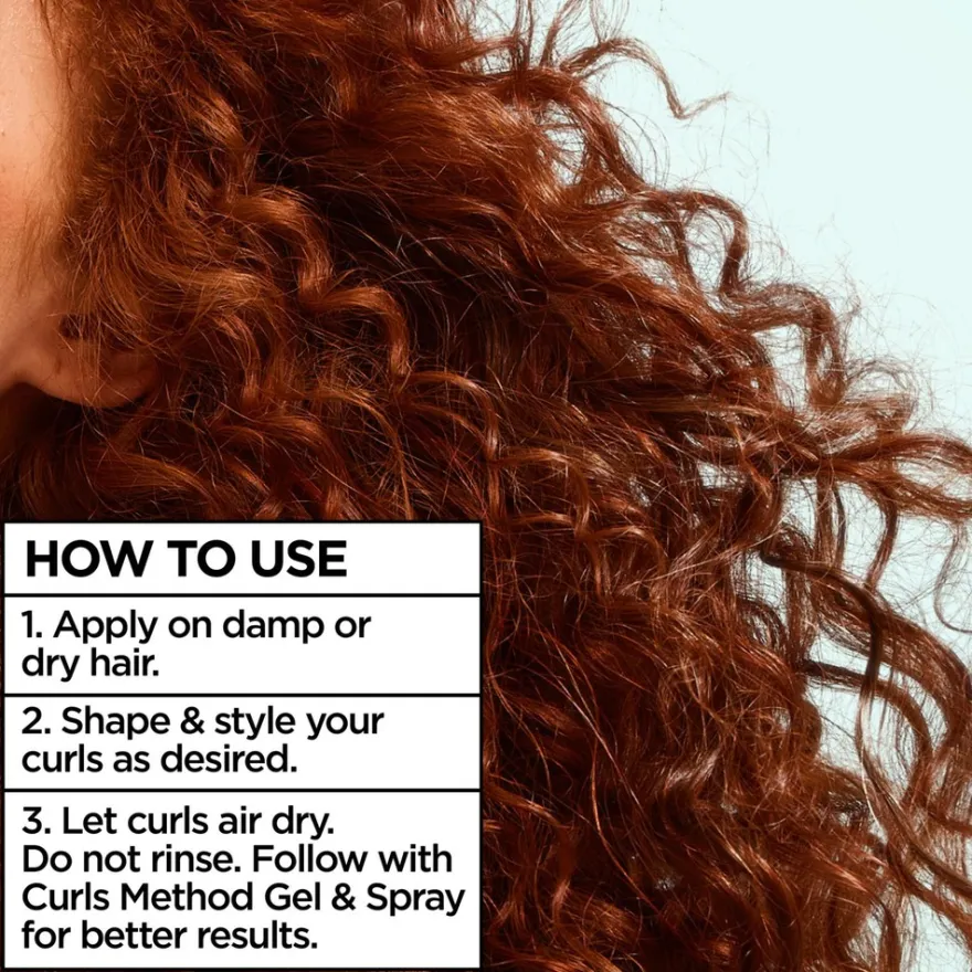 Garnier Fructis Method for Curls Air Dry Cream hiuksiin jätettävä hoitovoide 260ml