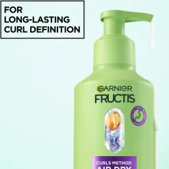 Garnier Fructis Method for Curls Air Dry Cream hiuksiin jätettävä hoitovoide 260ml