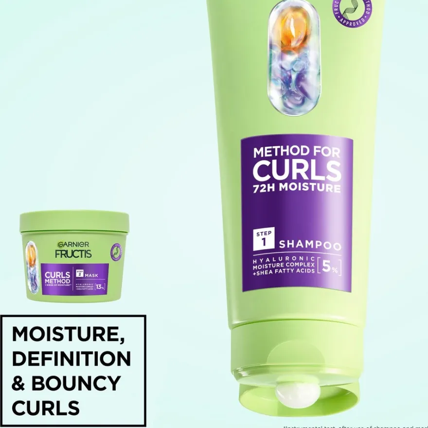 Garnier Fructis Method for Curls shampoo kihartuville hiuksille 200ml