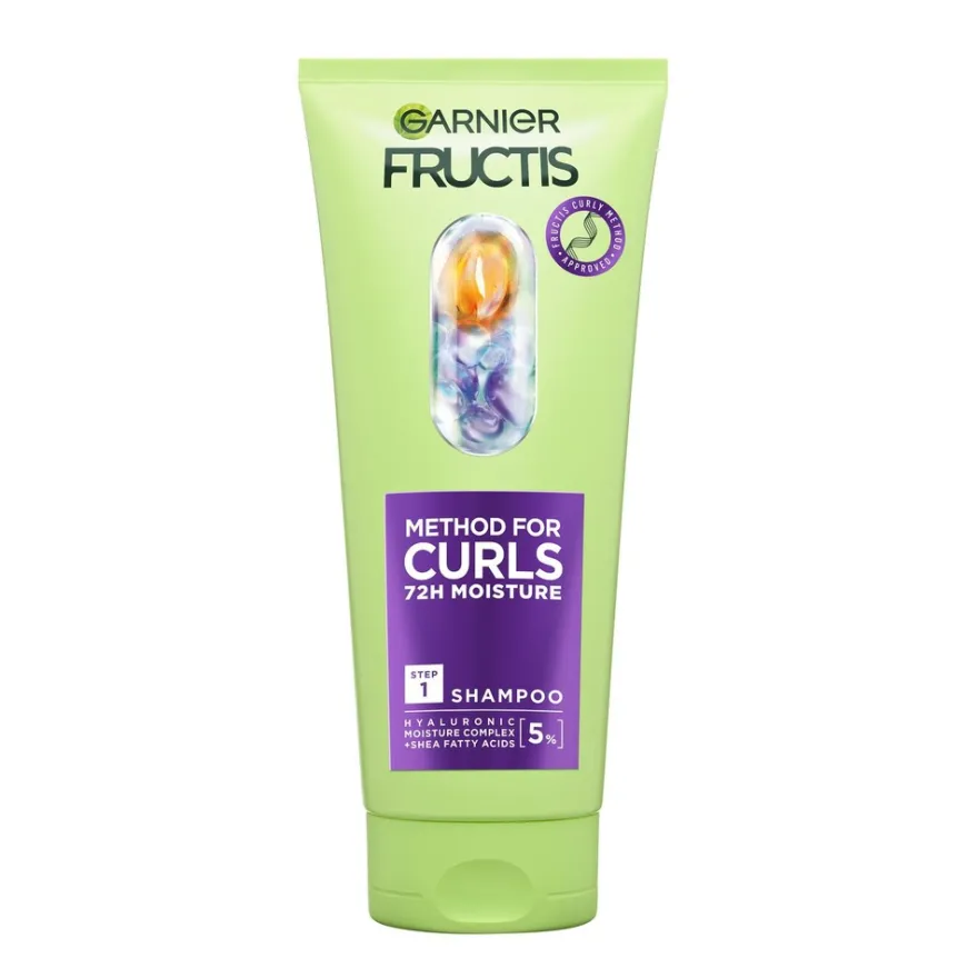 Garnier Fructis Method for Curls shampoo kihartuville hiuksille 200ml