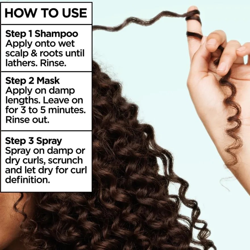 Garnier Fructis Method for Curls shampoo kihartuville hiuksille 200ml
