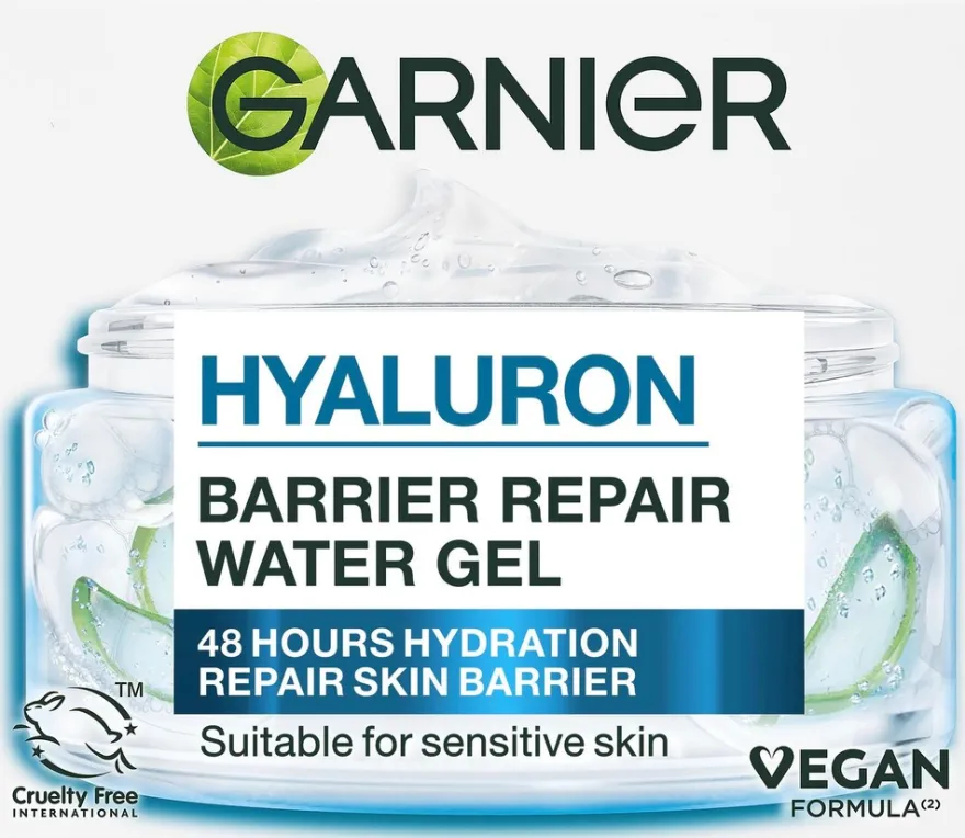 Garnier Hyaluron Barrier Repair Geelivoide herkälle iholle 50 ml