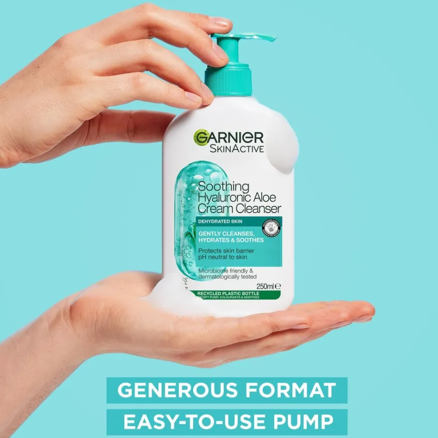 Garnier Hyaluron puhdistusgeeli kuivalle iholle 250 ml