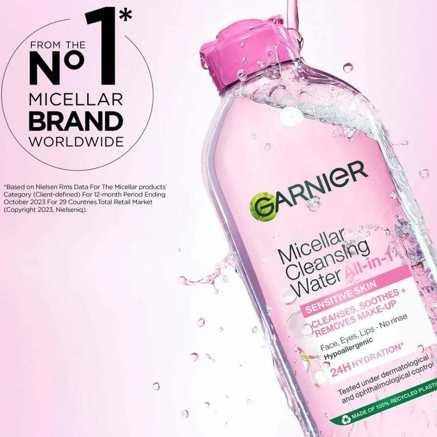 Garnier Micellar micellar-puhdistusvesi herkälle iholle 100 ml