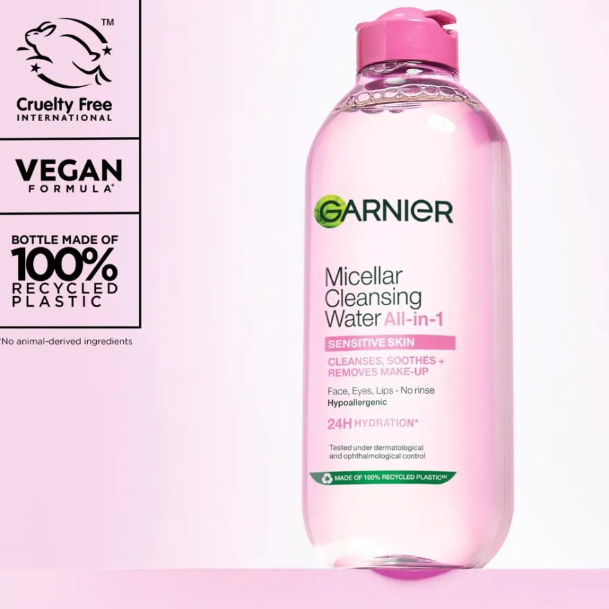 Garnier Micellar micellar-puhdistusvesi herkälle iholle 100 ml