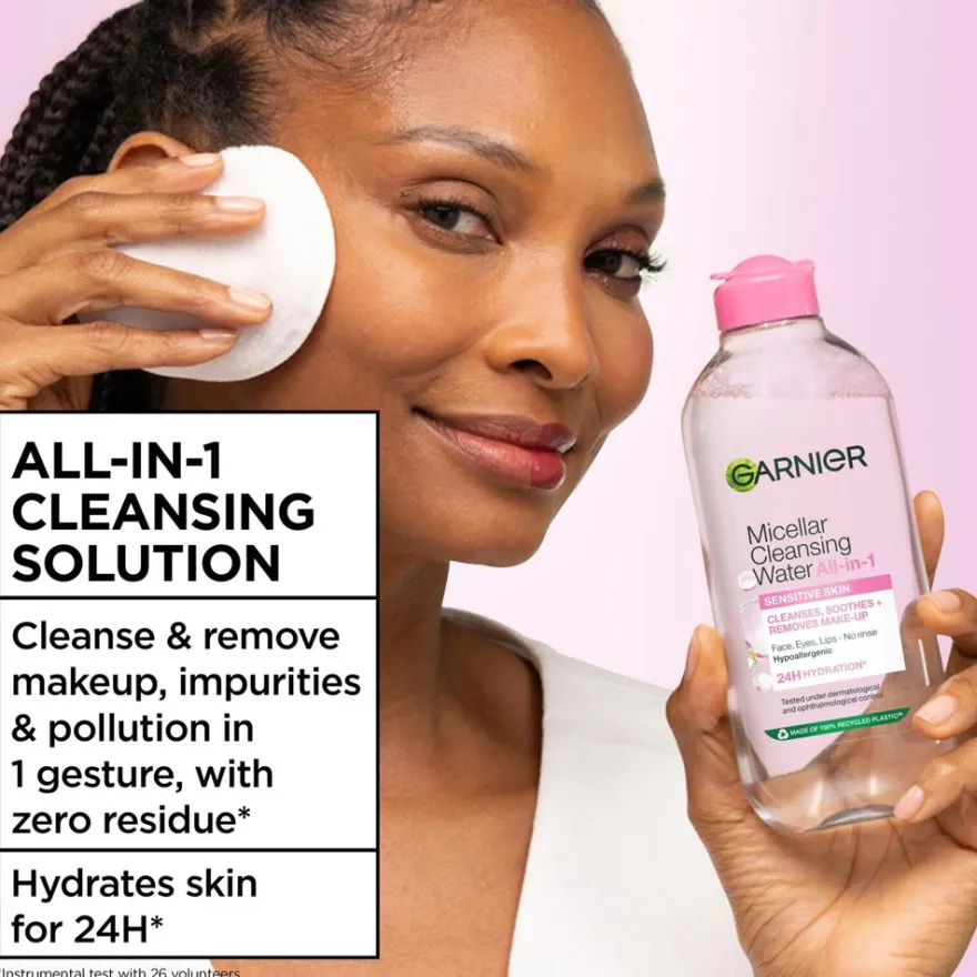 Garnier Micellar micellar-puhdistusvesi herkälle iholle 100 ml