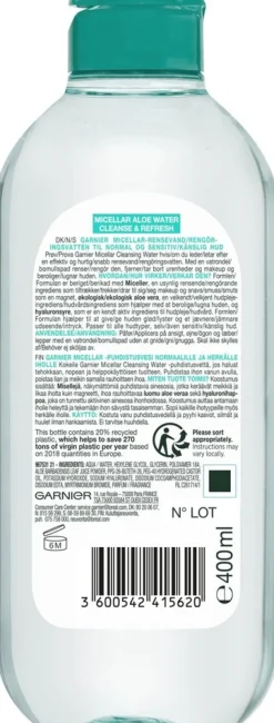 Garnier Micellar micellar-puhdistusvesi normaalille iholle 400 ml
