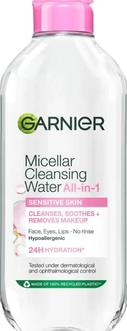 Garnier Micellar puhdistusvesi normaalille ja herkälle iholle 400ml