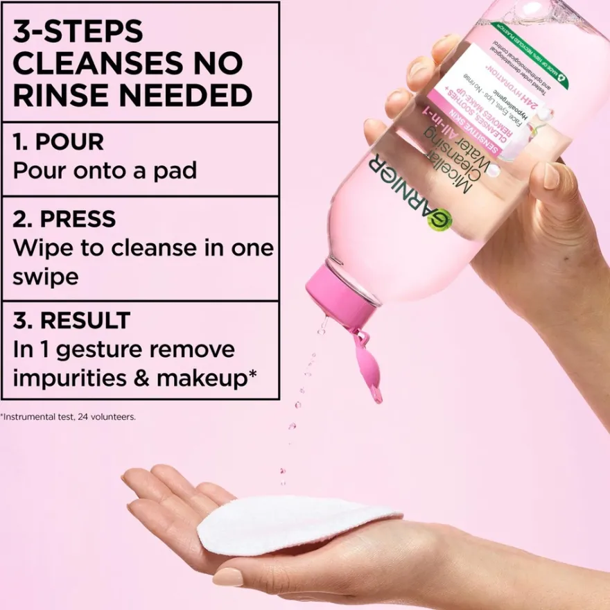 Garnier Micellar puhdistusvesi normaalille ja herkälle iholle 400ml
