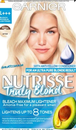 Garnier Nutrisee Ultra Bleach L+++ Bleach Maximum Lightener vahva vaalennus 1kpl