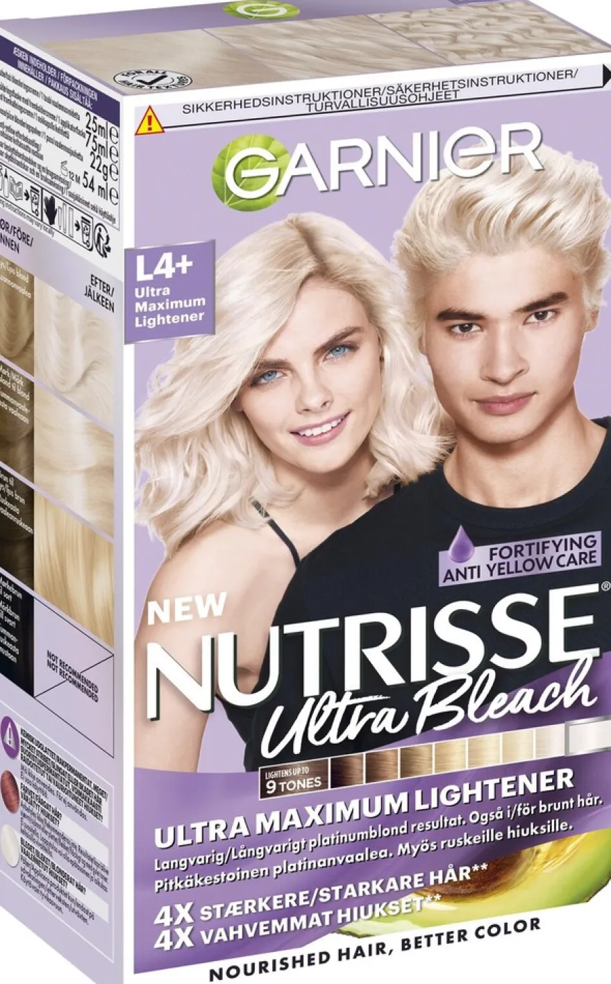 Garnier Nutrisse Ultra Bleach L4+ Extreme Blonding ultravoimakas vaalennus 1kpl