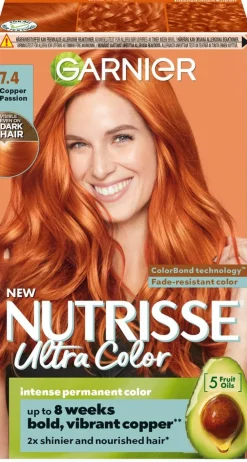 Garnier Nutrisse Ultra Color 7.4 Intensiivinen kupari kestoväri 1kpl