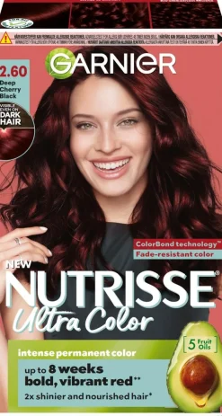 Garnier Nutrisse 2.60 Ultra Color Kirsikkainen Musta kestoväri 1kpl