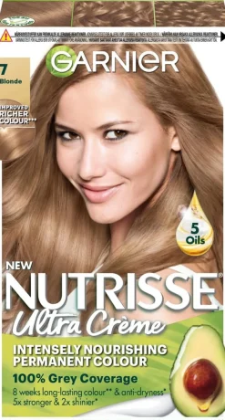 Garnier Nutrisse Ultra Creme 7.0 Blonde Keskivaalea kestoväri 1kpl