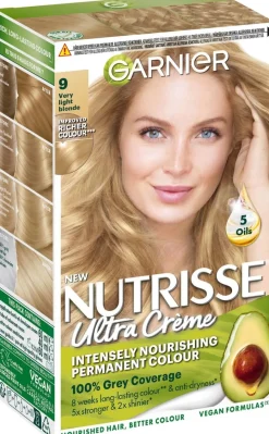 Garnier Nutrisse Ultra Creme 9.0 Very Light Blonde Kirkasvaalea kestoväri 1kpl