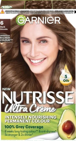 Garnier Nutrisse Ultra Creme 6.0 Dark Blonde Tummanvaalea kestoväri 1kpl