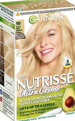 Garnier Nutrisse Ultra Creme 10.0 Extra Ligfht Blonde Erittäin Kirkas vaalea kestoväri 1kpl