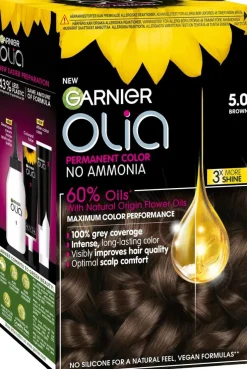 Garnier Olia 5.0 Brown kestoväri 174ml