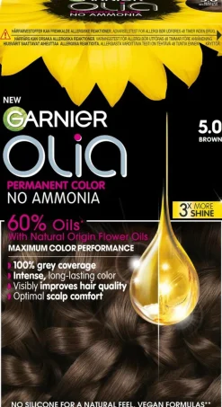 Garnier Olia 5.0 Brown kestoväri 174ml