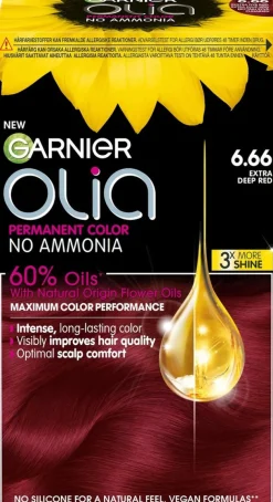 Garnier Olia 6.66 Carmin kestoväri 174ml