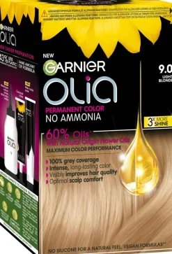 Garnier Olia 9.0 Light Blonde kestoväri 174ml