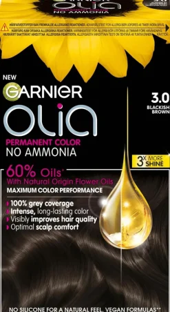 Garnier Olia 3.0 Soft Black kestoväri 174ml