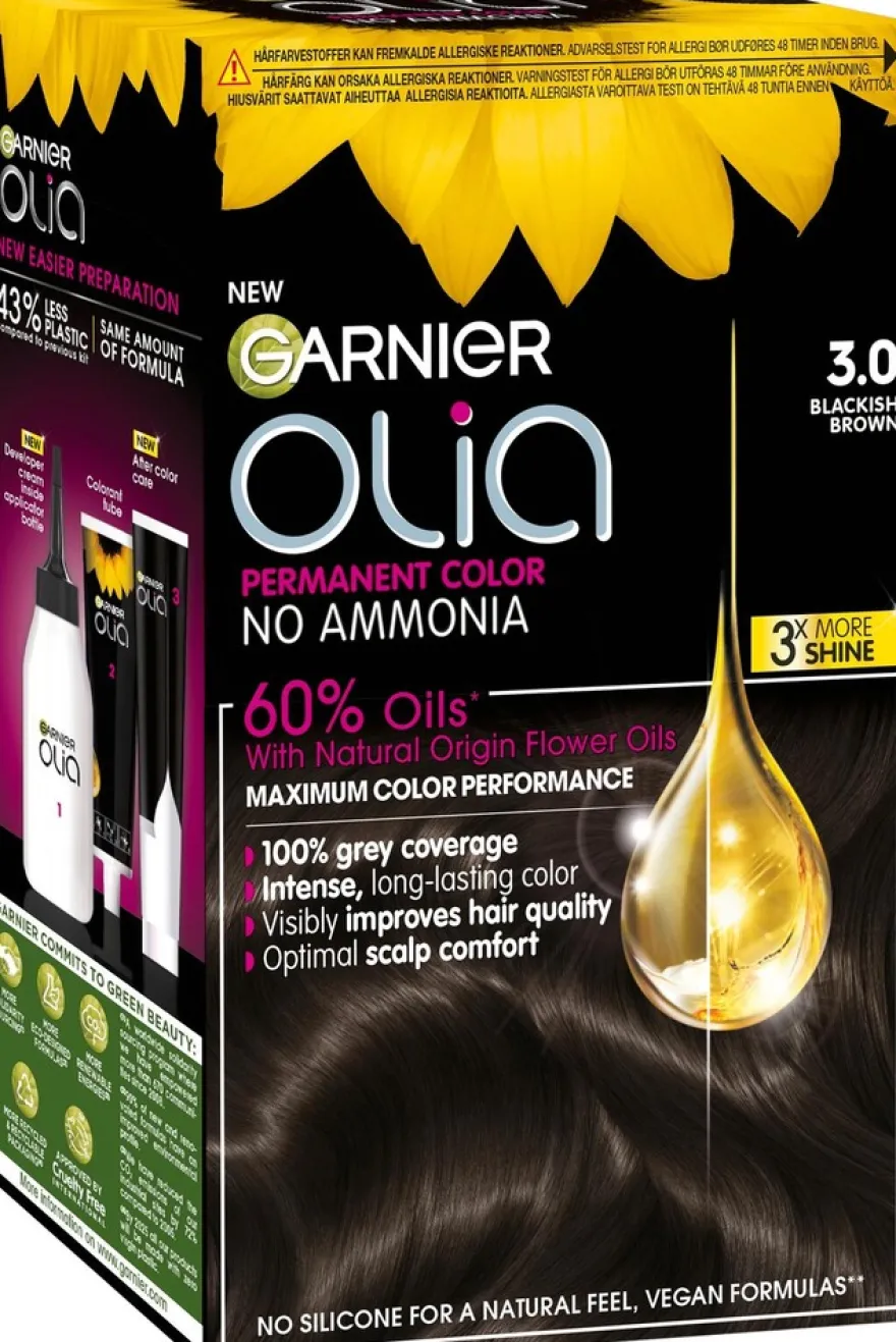 Garnier Olia 3.0 Soft Black kestoväri 174ml