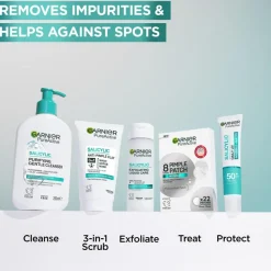 Garnier PureActive Salicylic Exfoliating Liquid Care Kasvovesi epäpuhtaalle iholle 120 ml