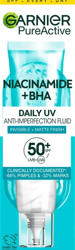 Garnier PureActive uv-voide SPF50 epäpuhtaalle iholle 40 ml