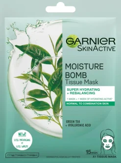Garnier Skin Active Moisture Bomb kosteuttava kangasnaamio normaalille ja sekaiholle 32g