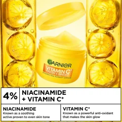 Garnier Vitamin C* Fresh & Bright Hydrating Sorbet Cream 85 g