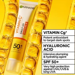 Garnier Vitamin C* Invisible uv-voide SPF50 samealle iholle 40 ml