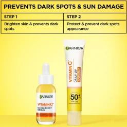 Garnier Vitamin C* Invisible uv-voide SPF50 samealle iholle 40 ml