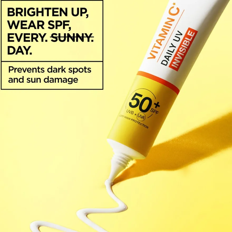 Garnier Vitamin C* Invisible uv-voide SPF50 samealle iholle 40 ml