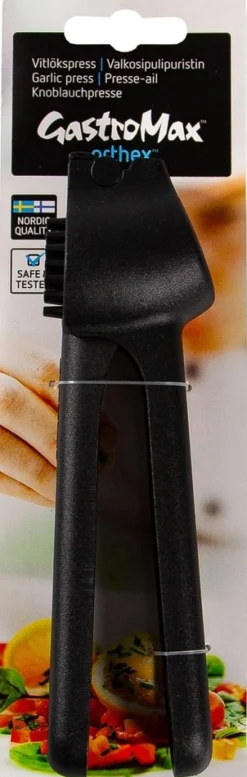 Gastromax valkosipulipuristin musta