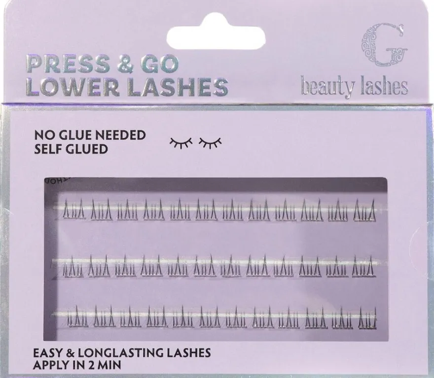 G Beauty Press & go lowerlashes Natural ripset