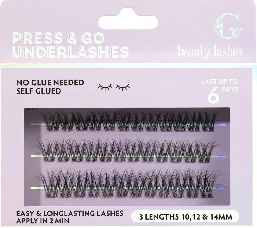 G Beauty Press & go underlashes Casual ripset