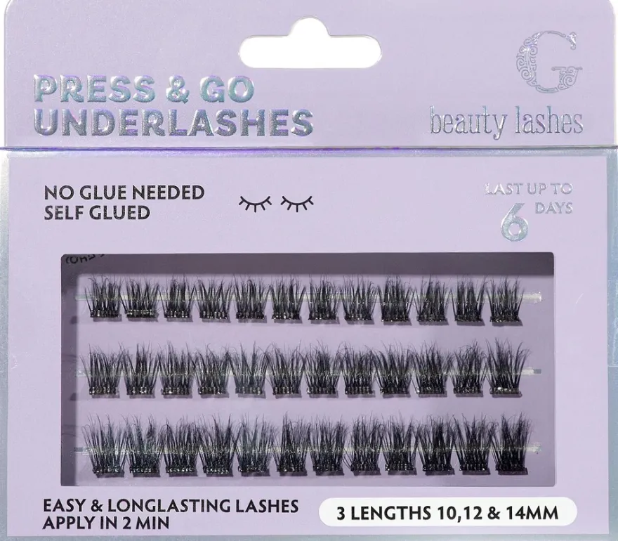 G Beauty Press & go underlashes Lust ripset