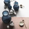 Georg Jensen Cafu maljakko 21 cm, sininen lasi